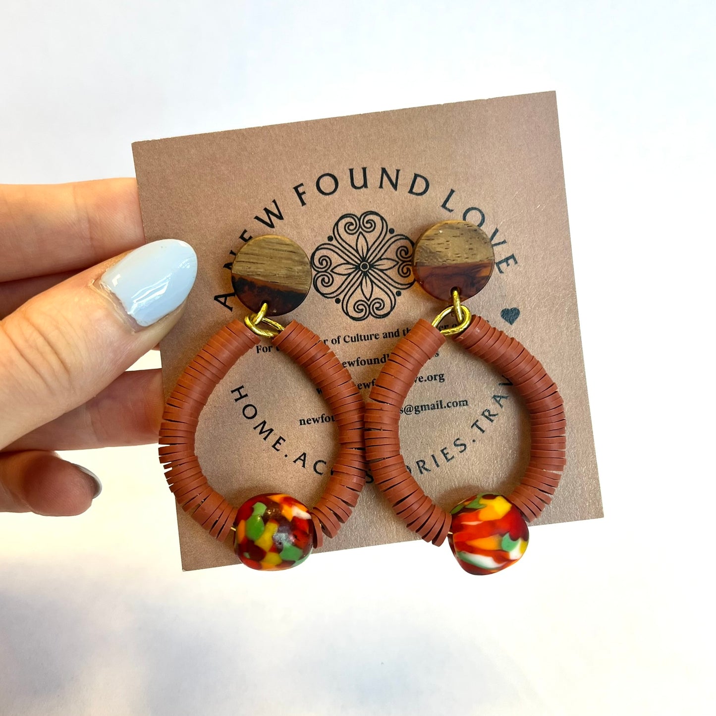 Happy Hoop Earrings