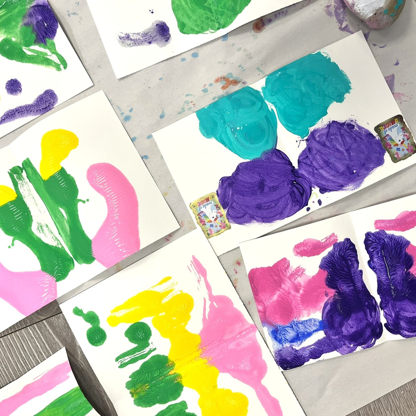Sept 5 - Folded Paper Monoprints (for kids 4+)
