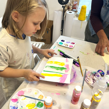 Sept 5 - Folded Paper Monoprints (for kids 4+)