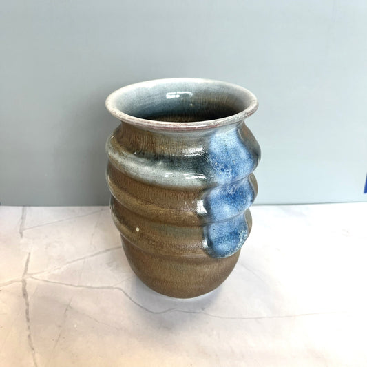 Gray/Brown Twist Vase