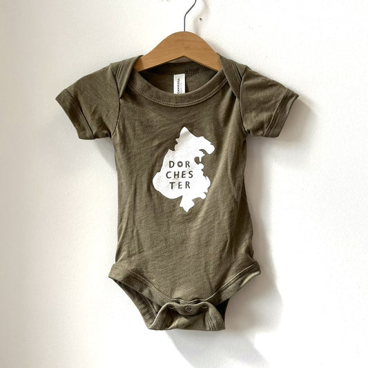 Dorchester Baby Bodysuit - Olive