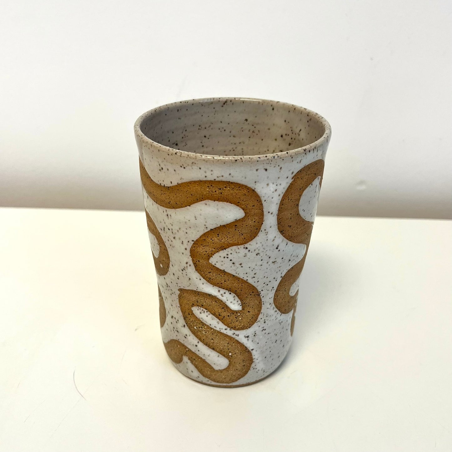 White Doodle Tumbler