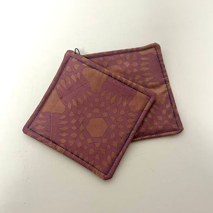 Block-printed Coasters
