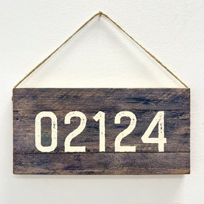 02124 Wooden Sign