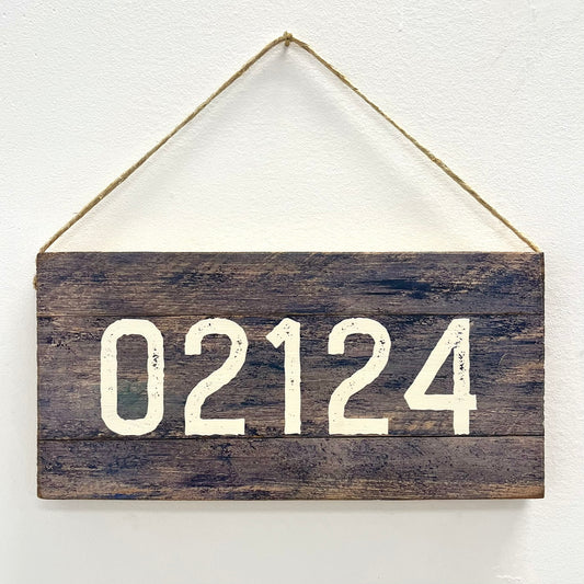 02124 Wooden Sign