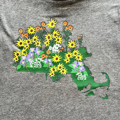 Kids T-Shirt - Massachusetts Wildflowers