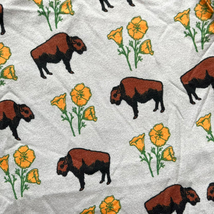 Toddler T-Shirt - Buffalo with Poppies