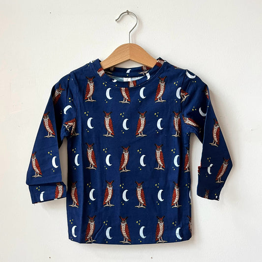 Kids T-Shirt - Owls and Moons