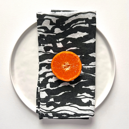 Waves Linen Napkins (set of 4)
