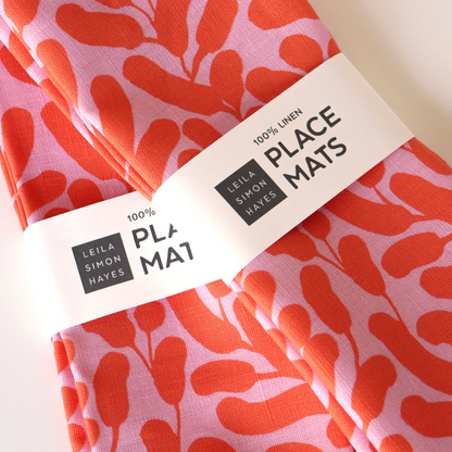 Climbing Vine Linen Placemats (set of 4)