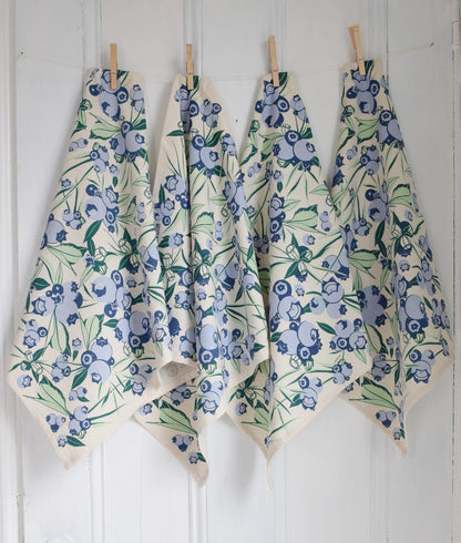 Wild Blueberry Cotton Napkins (Set of 4)