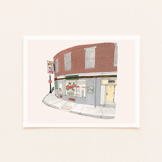 Bova's Bakery North End Art Print