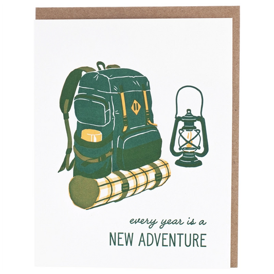 Every year is a new adventure card