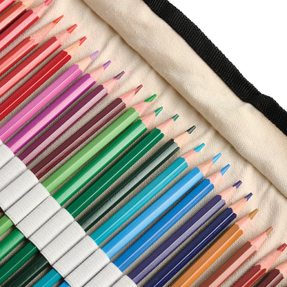Watercolor Pencils Set with Canvas Wrap