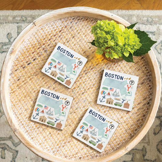 Boston Landmarks Coasters