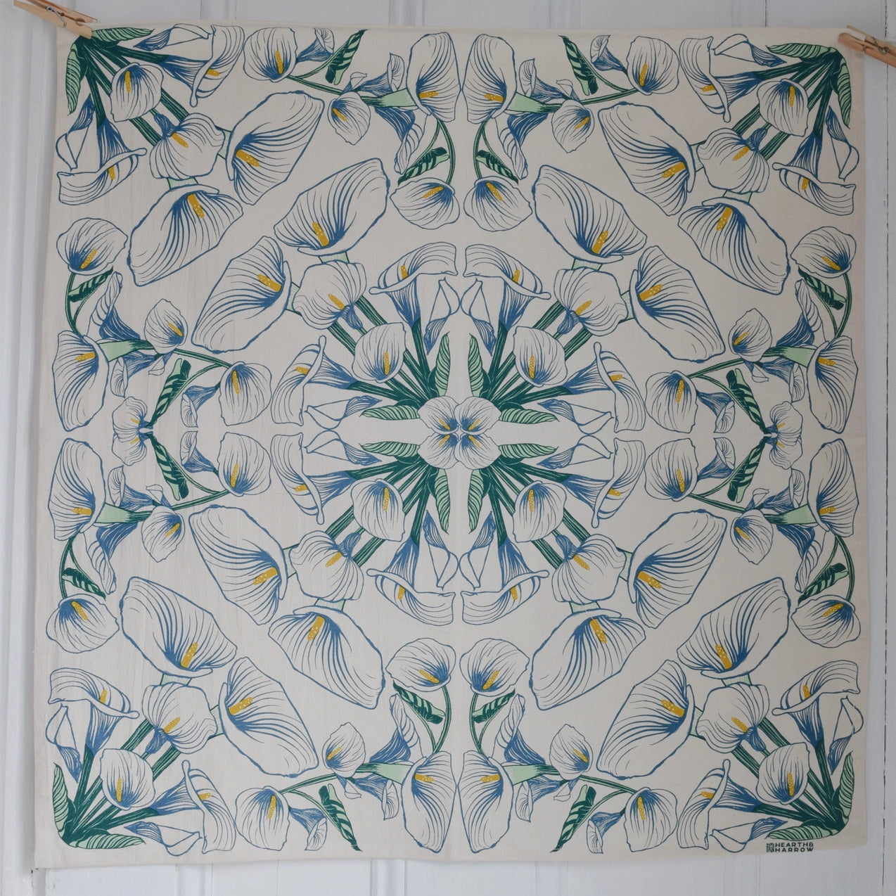 Calla Lily Oversized Tea Towel