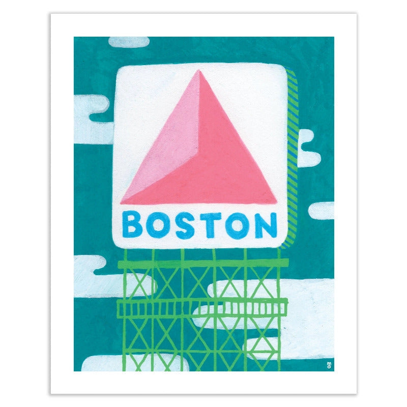 Boston Citgo Sign Art Print