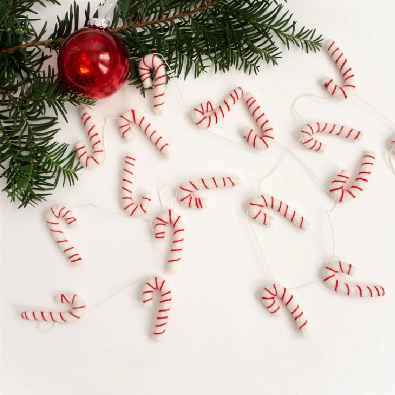 Candy Cane Garland