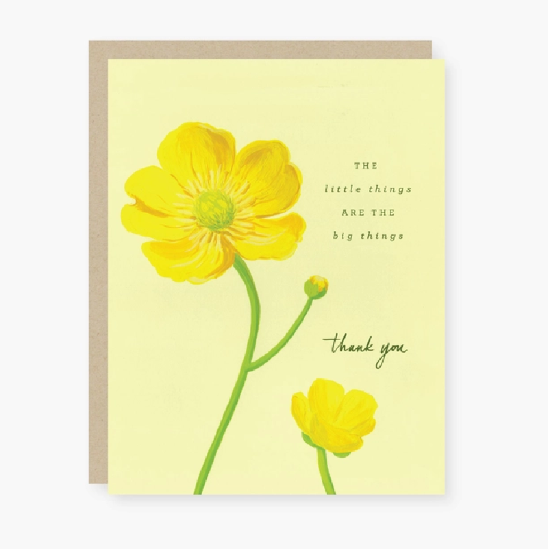 The Little Things Thank You Card