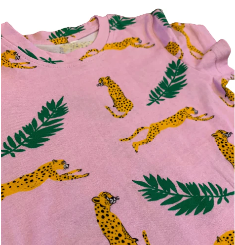 Kids T-Shirt - Pink Cheetah