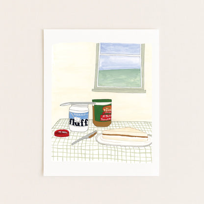 Fluffernutter Tablescape Art Print