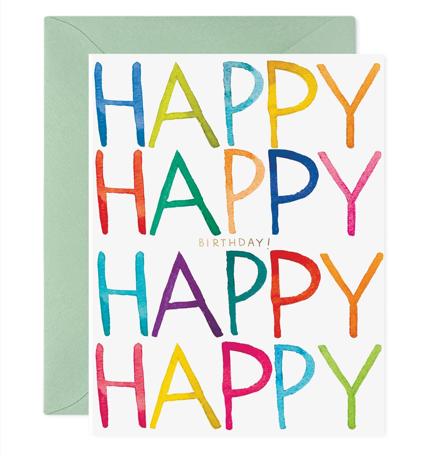 Happy Happy Happy Birthday Card