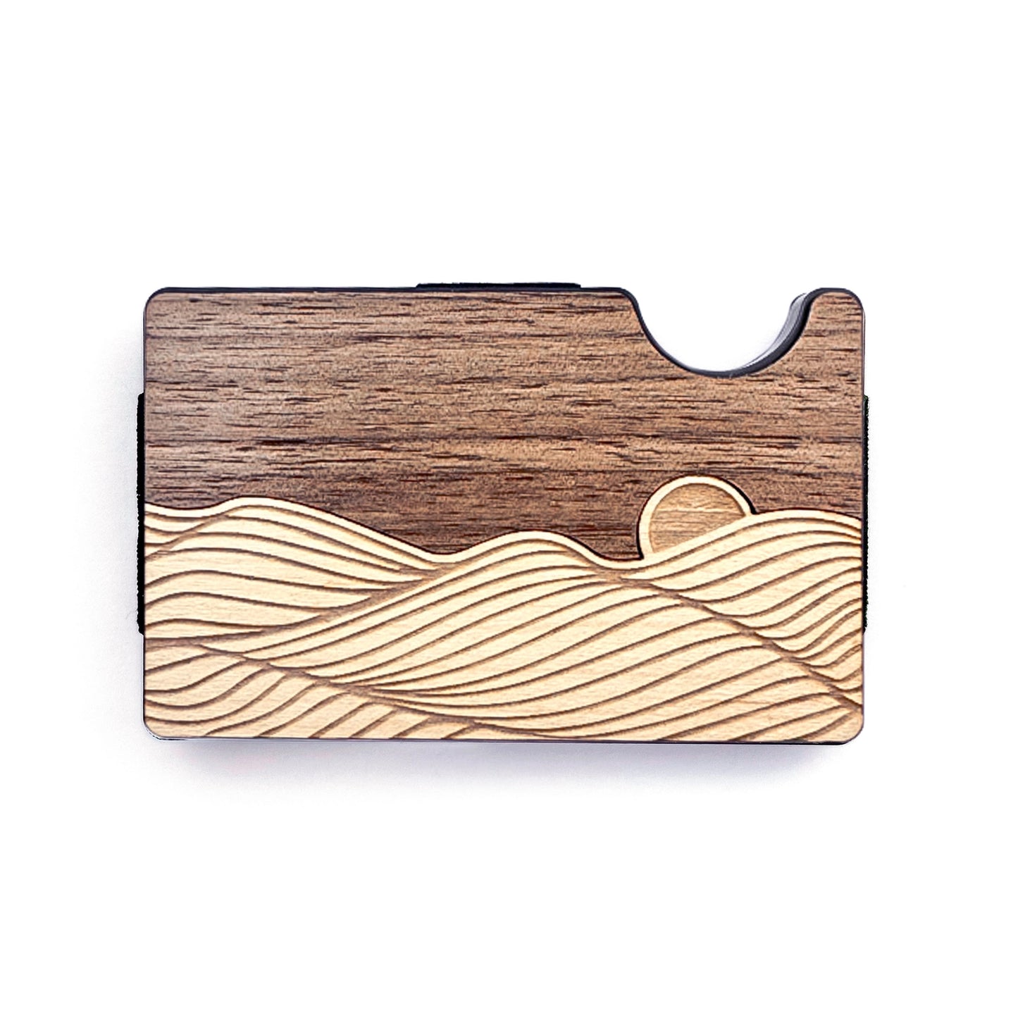 Wooden Wallet - Sunrise