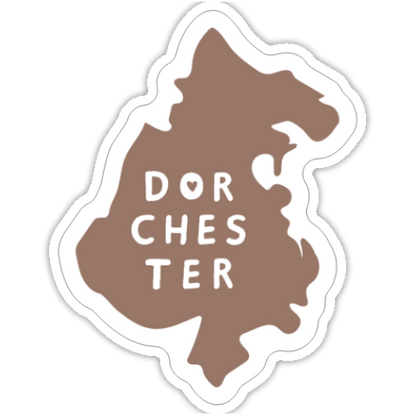 Dorchester Map Sticker