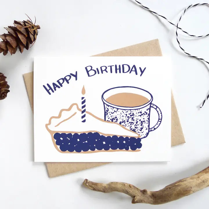 Pie Birthday Card