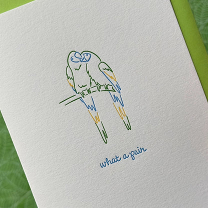 What A Pair Wedding Card