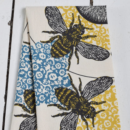 Honeybee Oversized Tea Towel