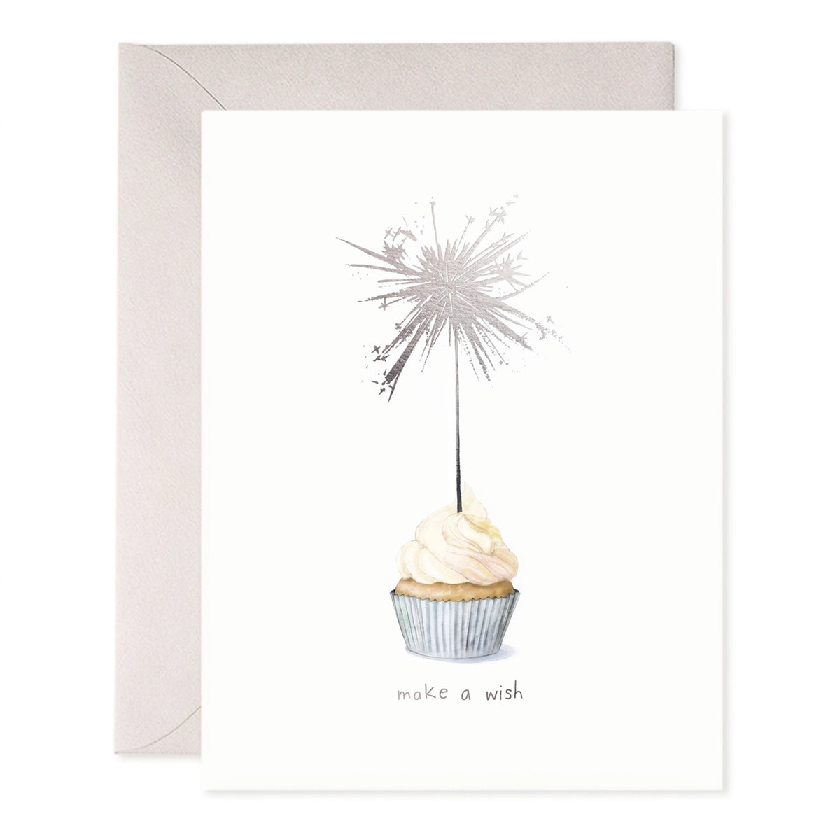 Happy Birthday Cupcake Wish Card