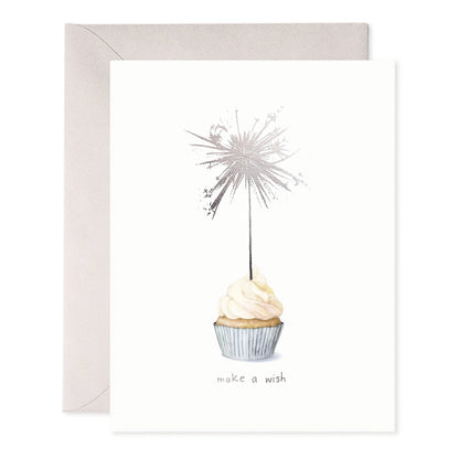 Happy Birthday Cupcake Wish Card