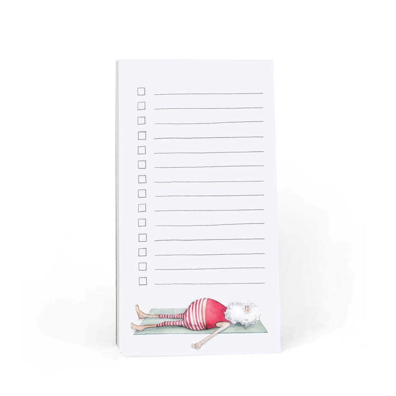 Tired Santa Notepad