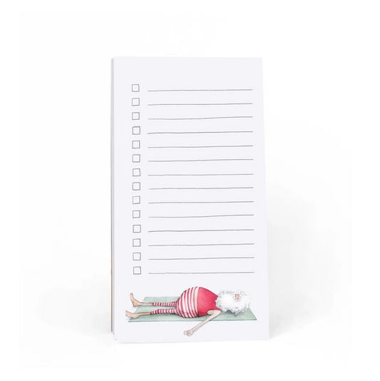 Tired Santa Notepad