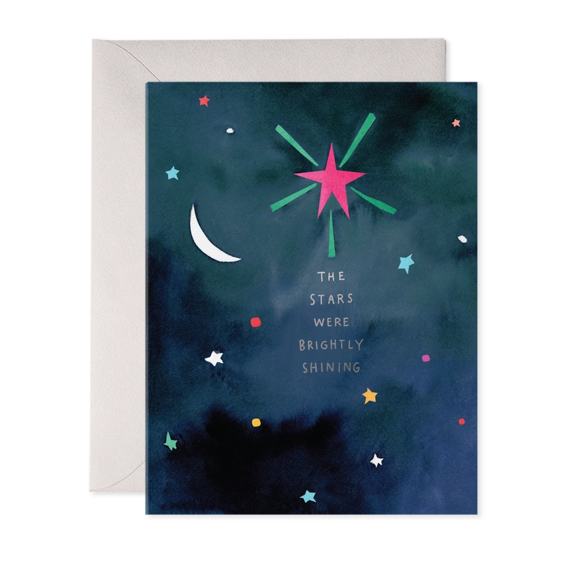 The Stars Were Brightly Shining Card