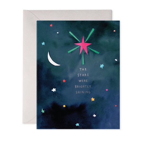 The Stars Were Brightly Shining Card