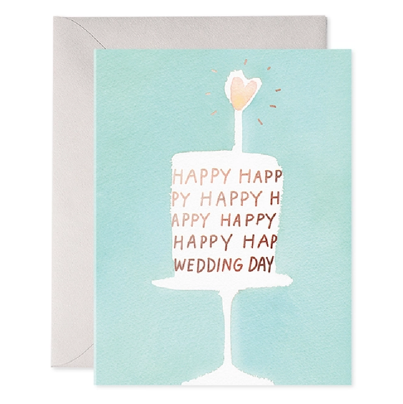 Wedding Cake Happy Wedding Day Card