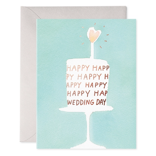 Wedding Cake Happy Wedding Day Card