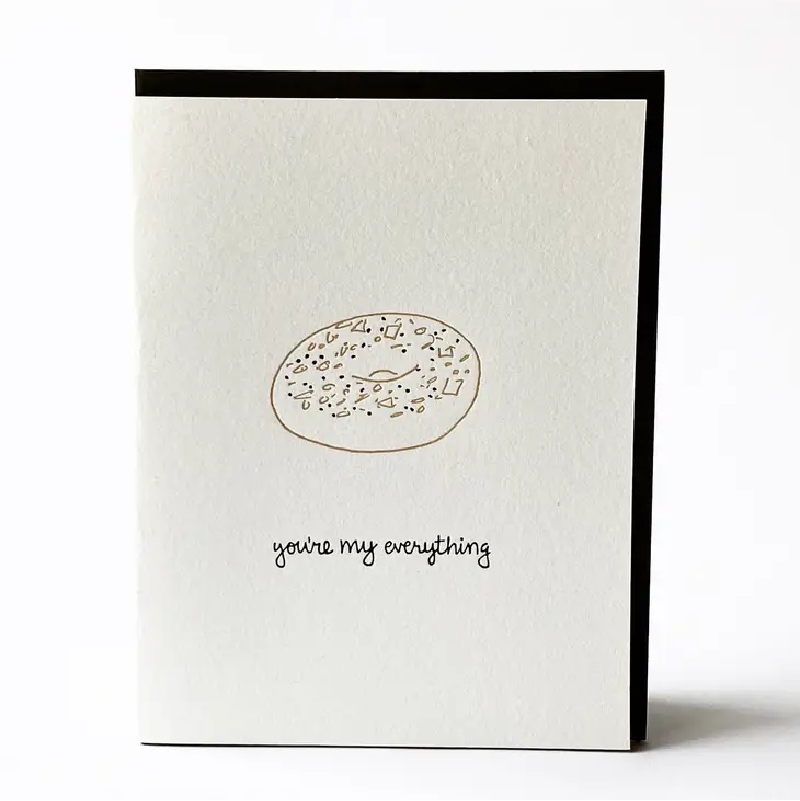 Greeting Card - Everything Bagel