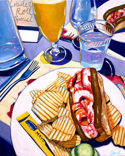 Lobster Roll Art Print