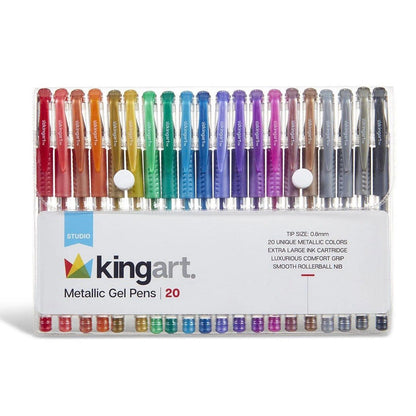 Metallic Gel Pens (Pack of 20)