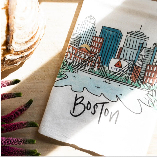 Boston Tea Towel