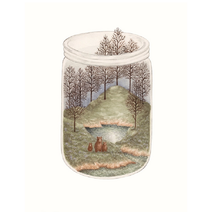 Flora and Fauna Art Print