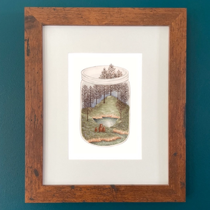 Flora and Fauna Art Print