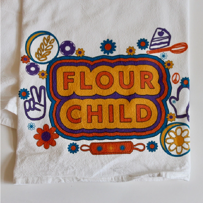 Flour Child Tea Towel