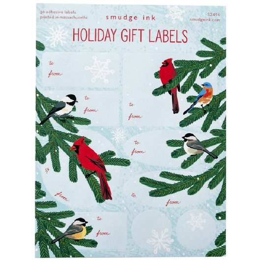 Holiday Gift Labels - Songbirds