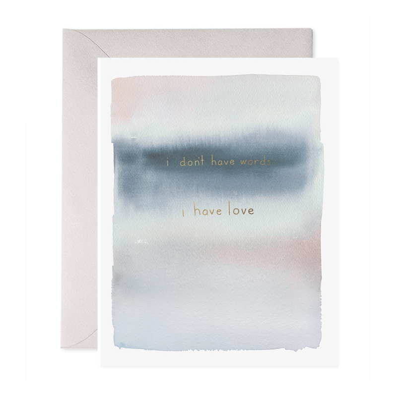 I Don't Have Words Sympathy Card