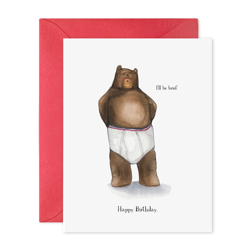 Bear Card - I'll Be Brief