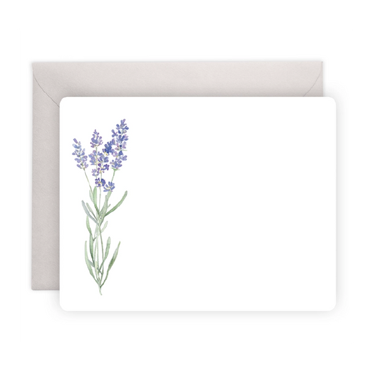 Lavender Flat Notecards (Set of 8)